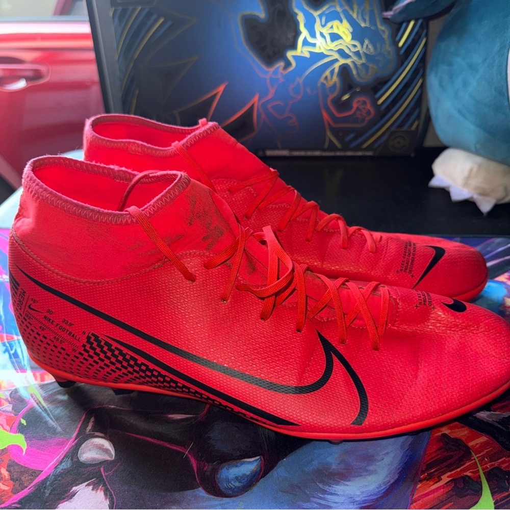 Nike Bright Red Athletic Shoes